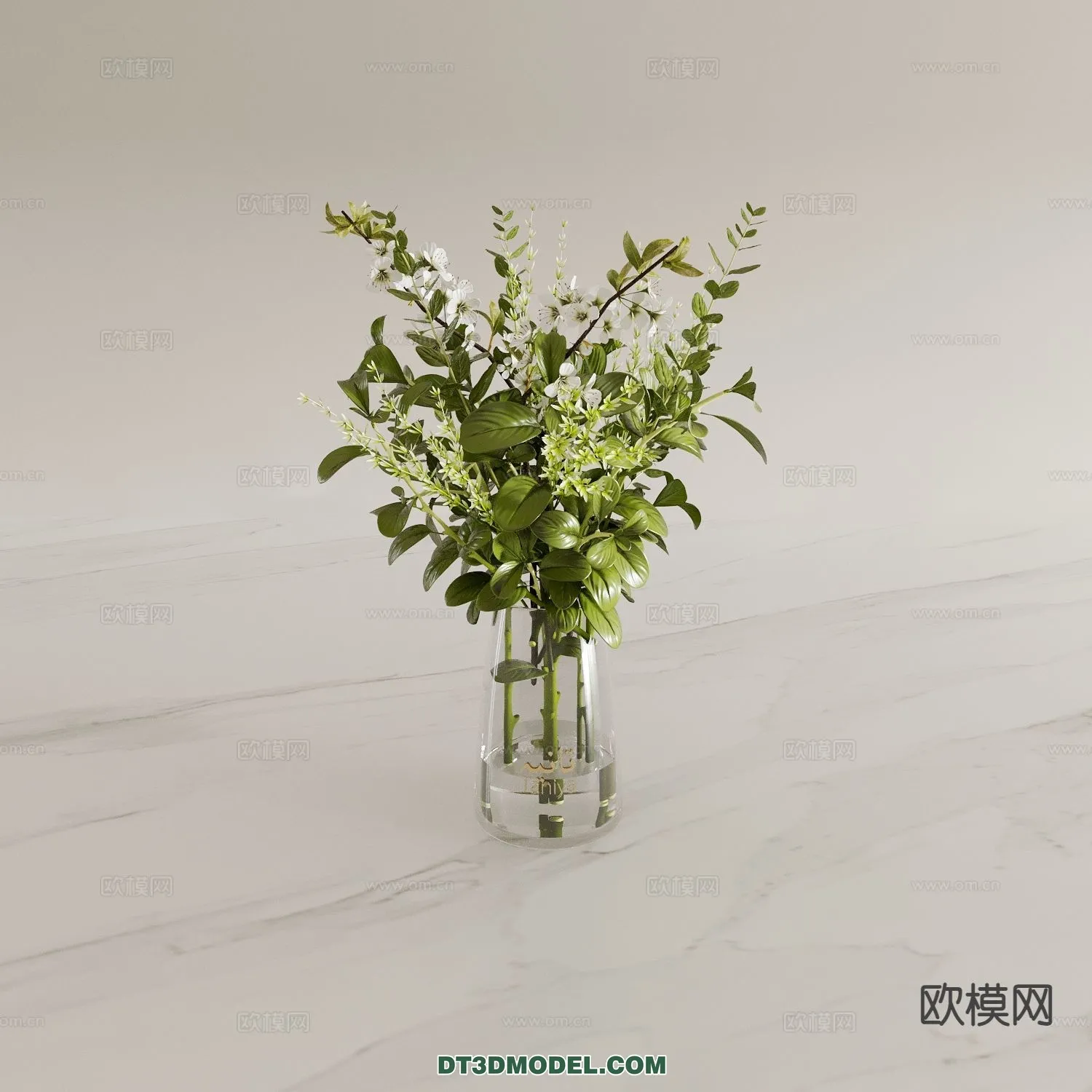 DECORATION – VASE – 3D Model For Interior Design – 750