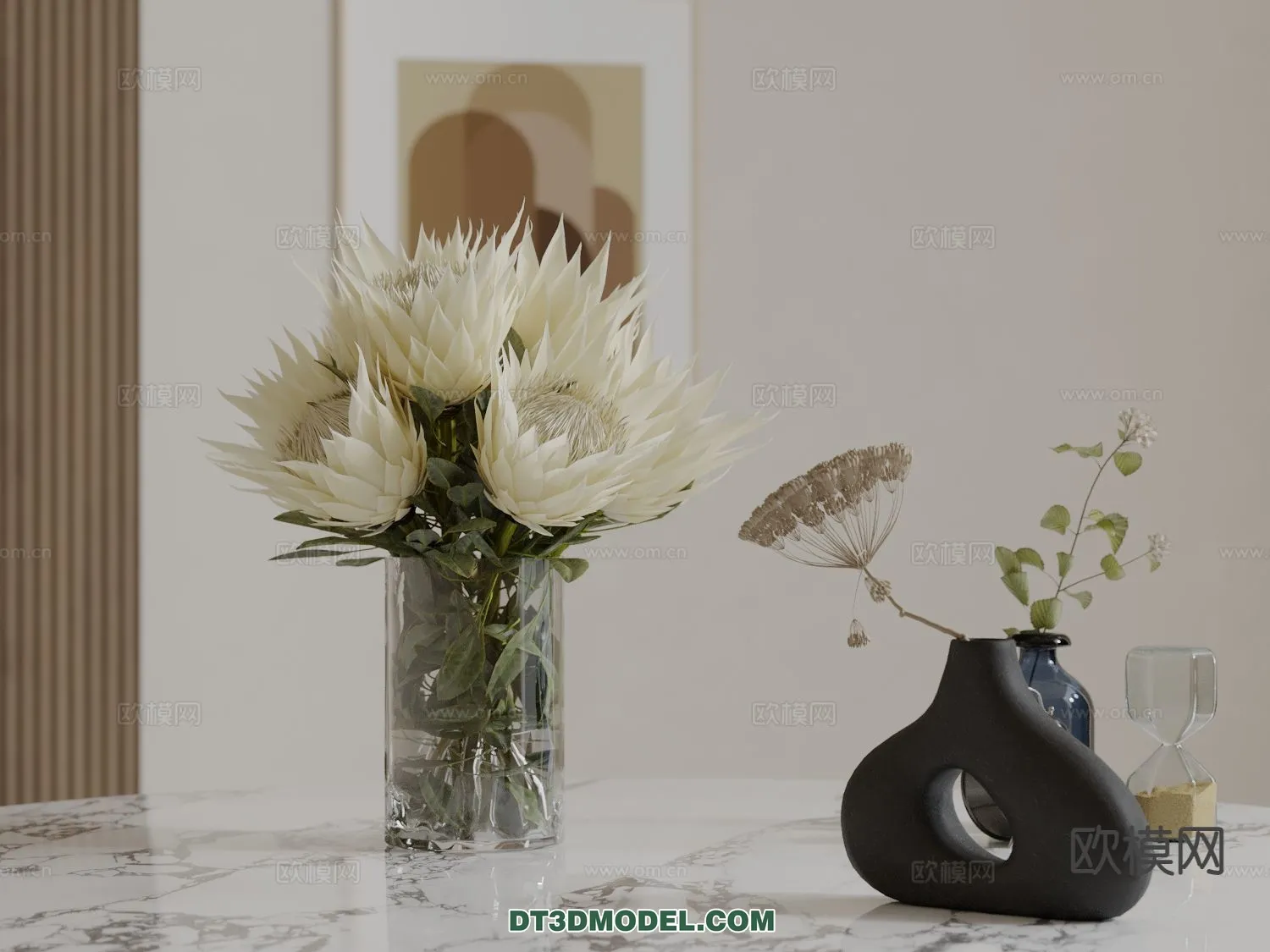 DECORATION – VASE – 3D Model For Interior Design – 751