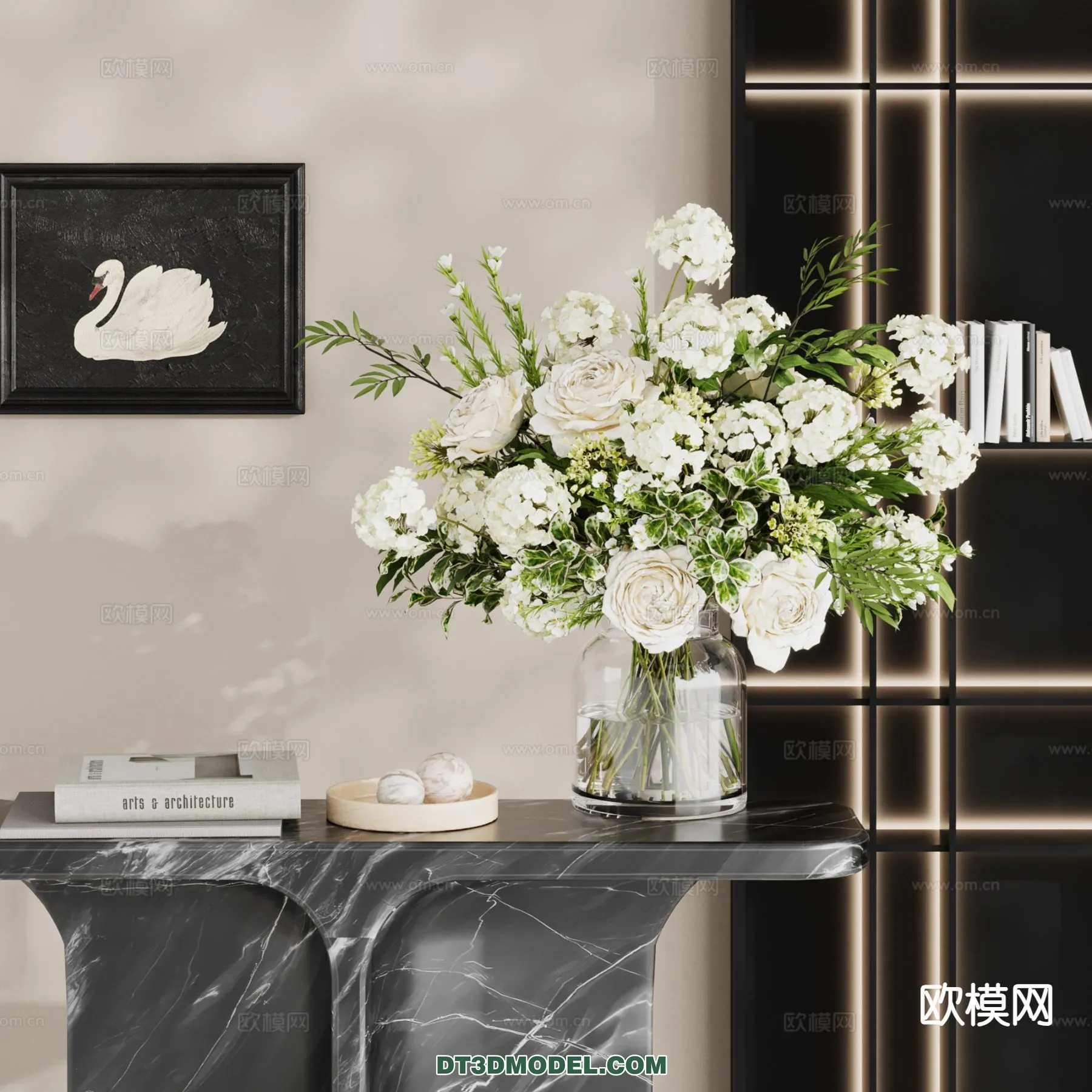 DECORATION – VASE – 3D Model For Interior Design – 752