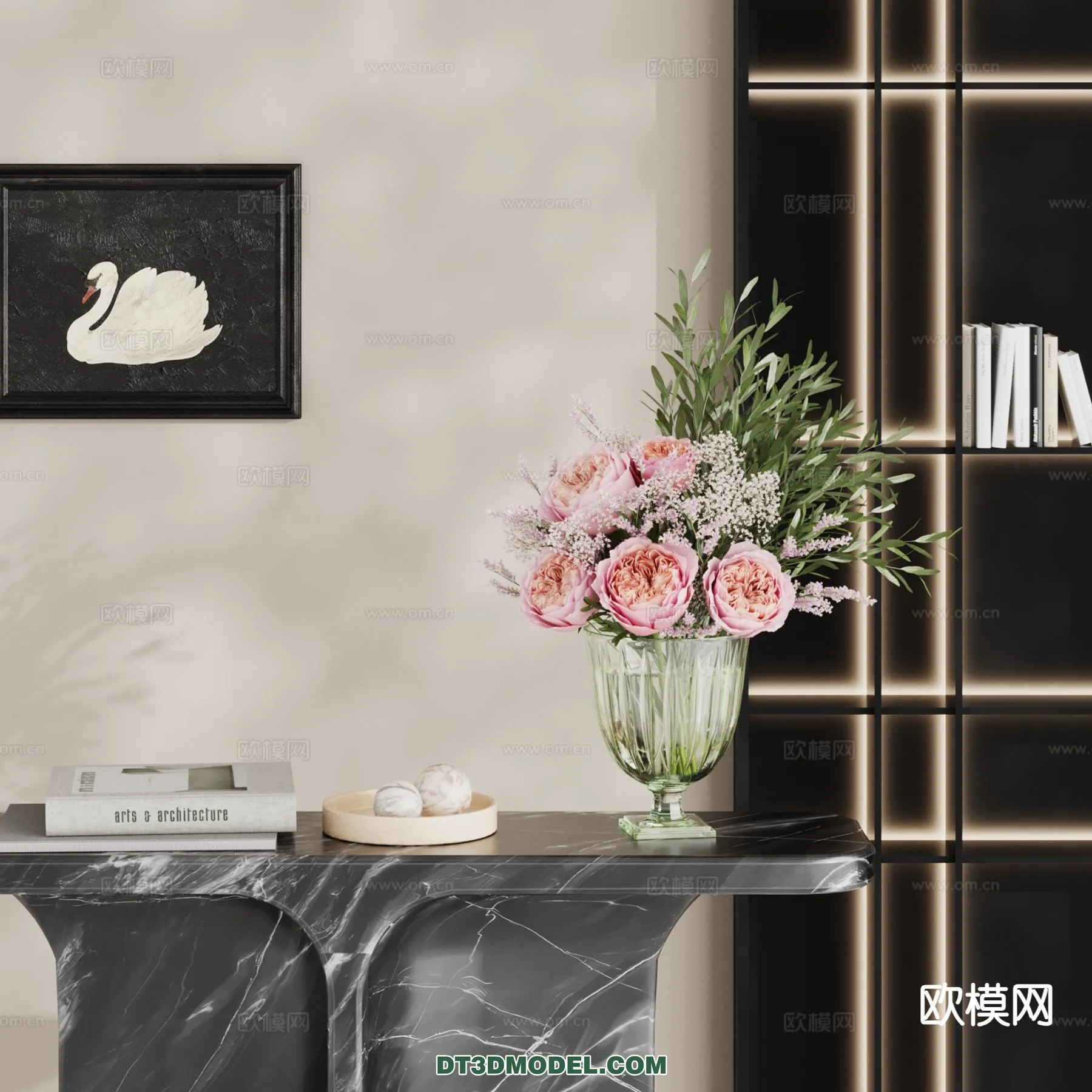 DECORATION – VASE – 3D Model For Interior Design – 755