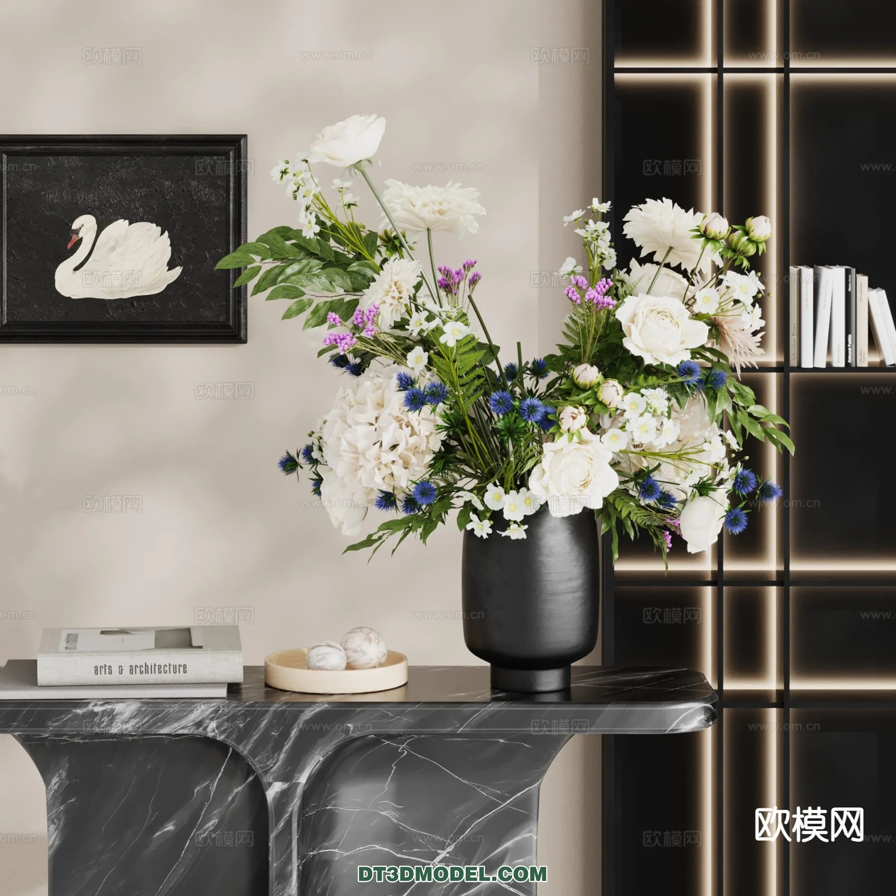 DECORATION – VASE – 3D Model For Interior Design – 756