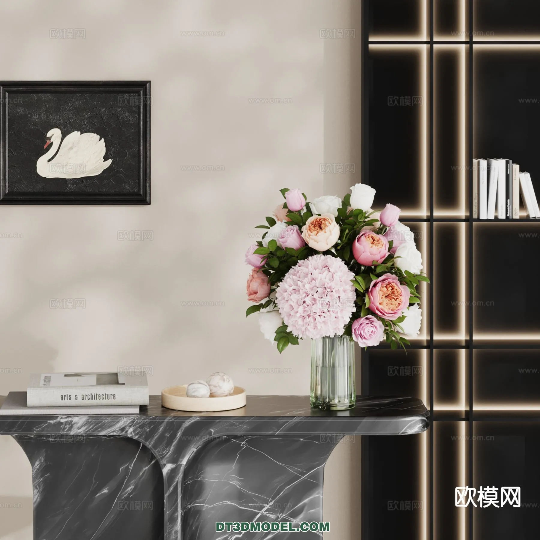 DECORATION – VASE – 3D Model For Interior Design – 759