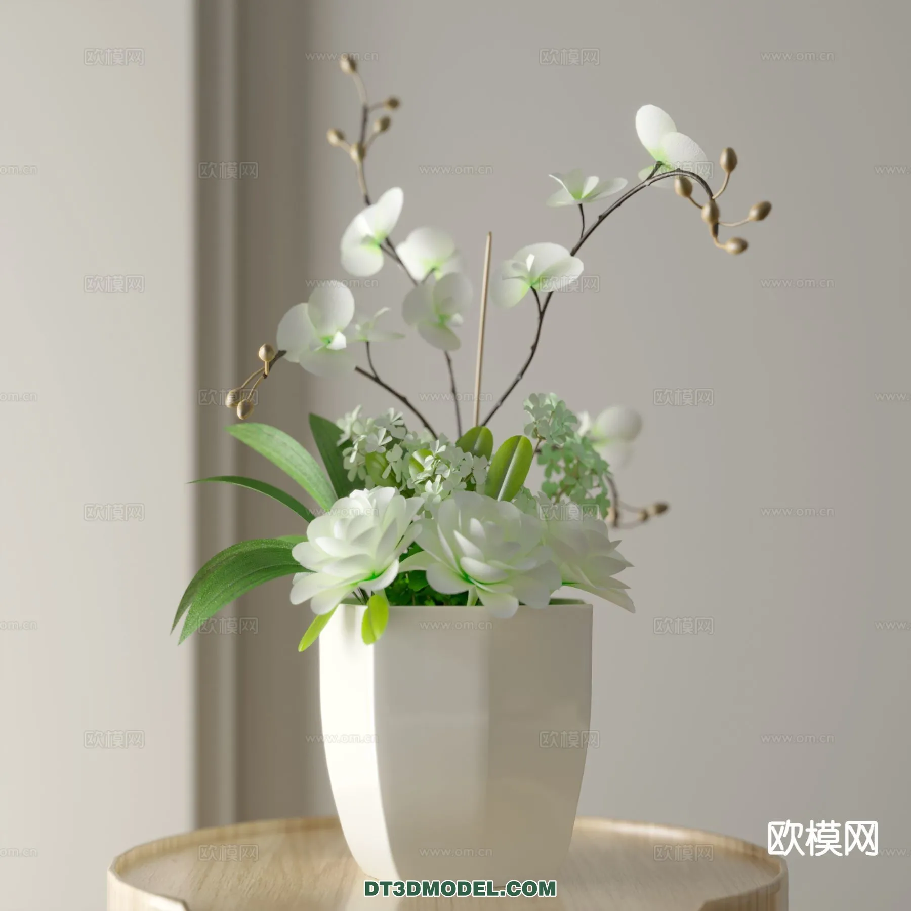 DECORATION – VASE – 3D Model For Interior Design – 764