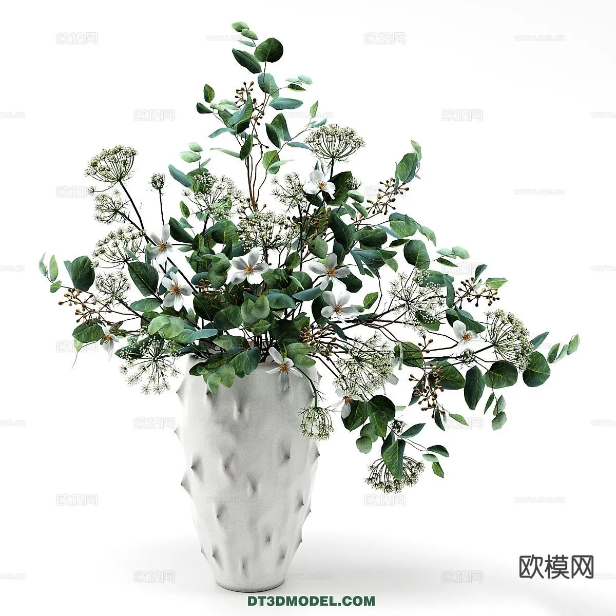 DECORATION – VASE – 3D Model For Interior Design – 765