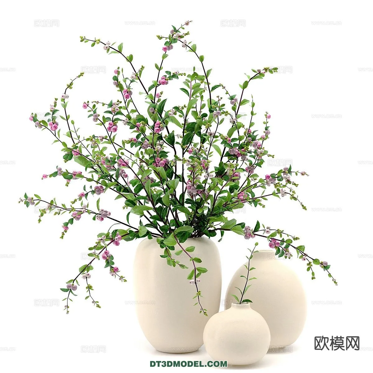 DECORATION – VASE – 3D Model For Interior Design – 767