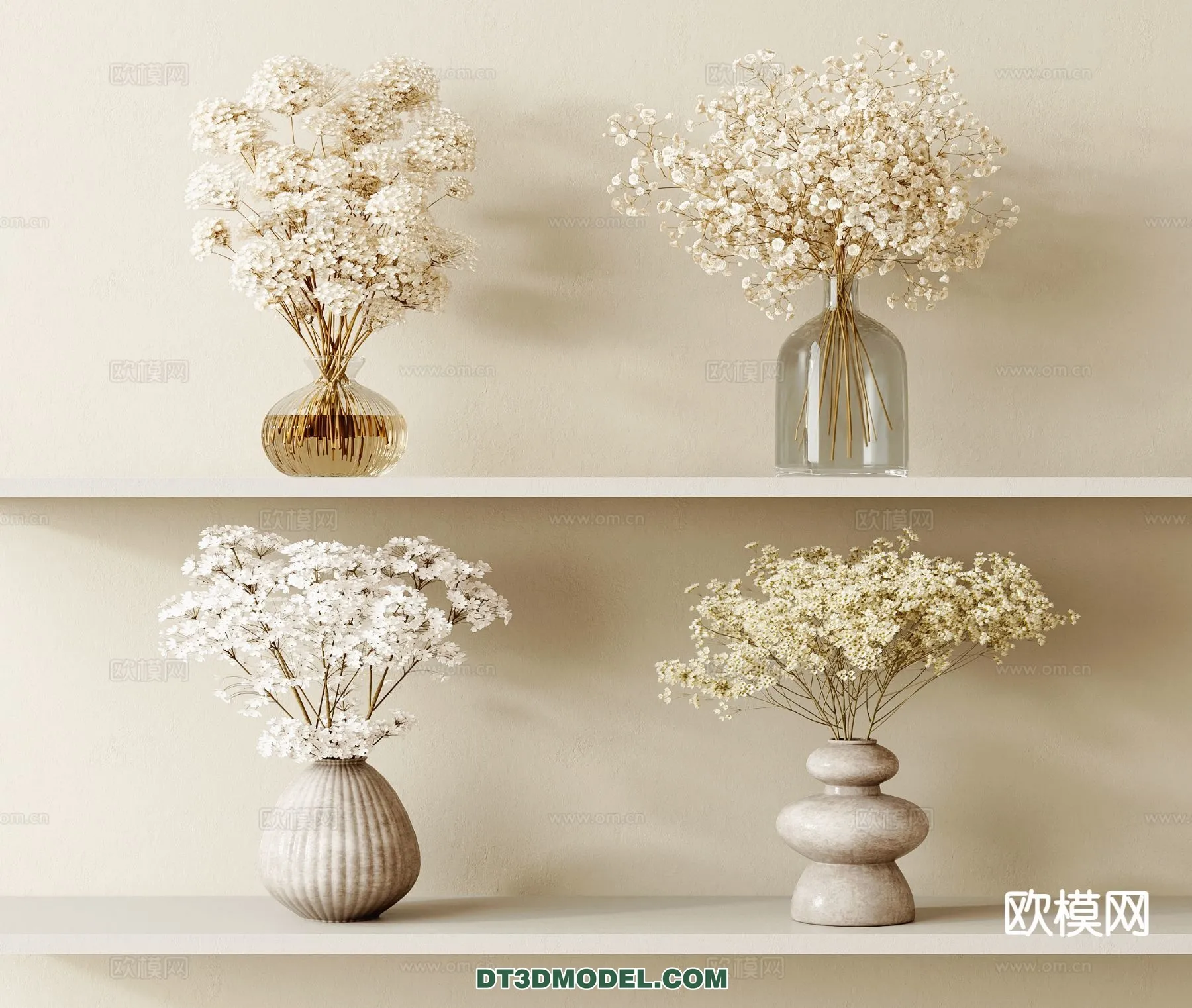 DECORATION – VASE – 3D Model For Interior Design – 770