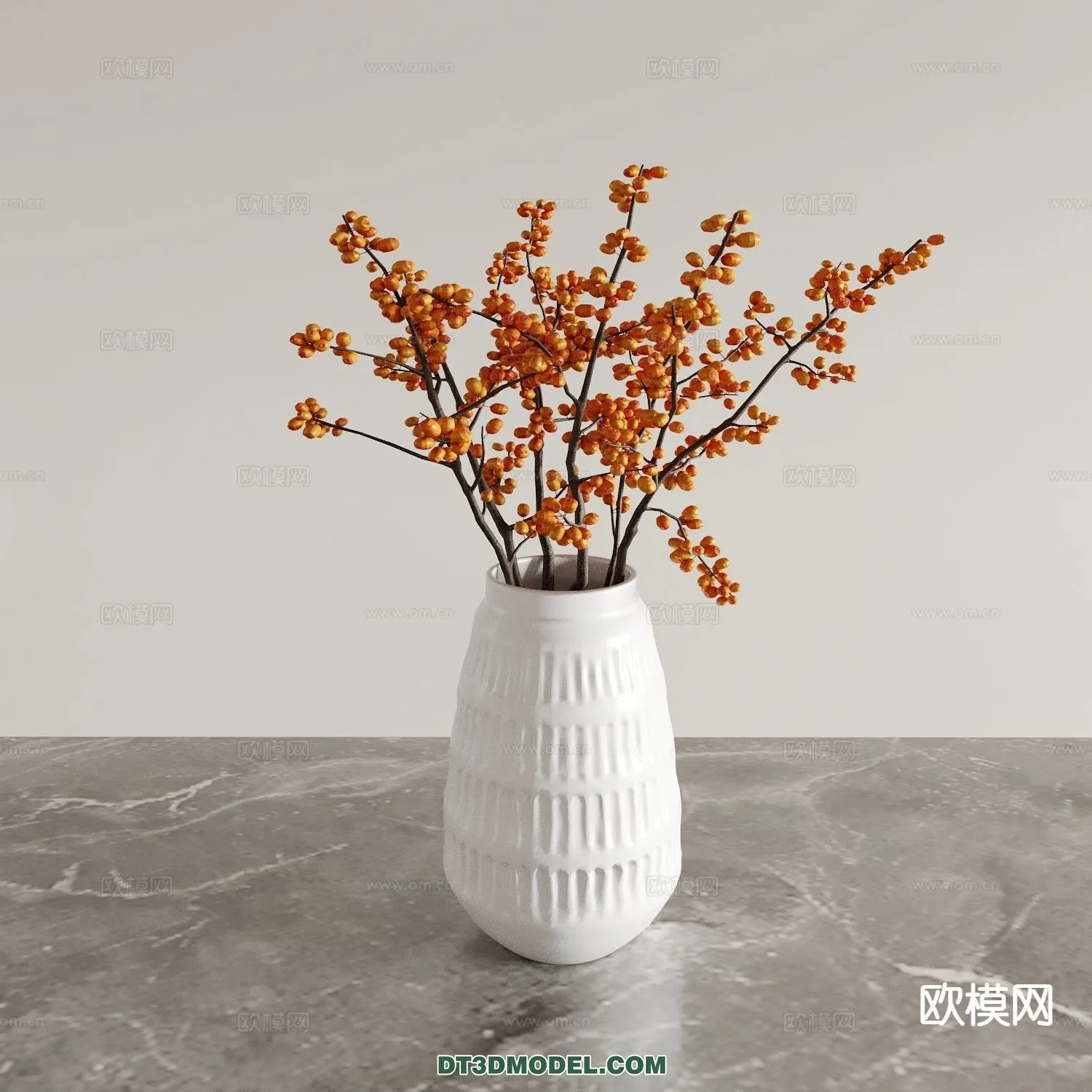 DECORATION – VASE – 3D Model For Interior Design – 775