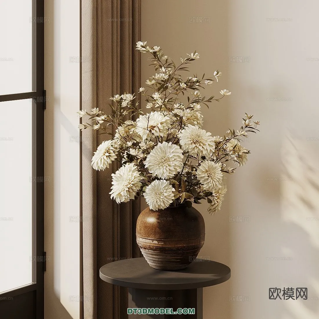 DECORATION – VASE – 3D Model For Interior Design – 783