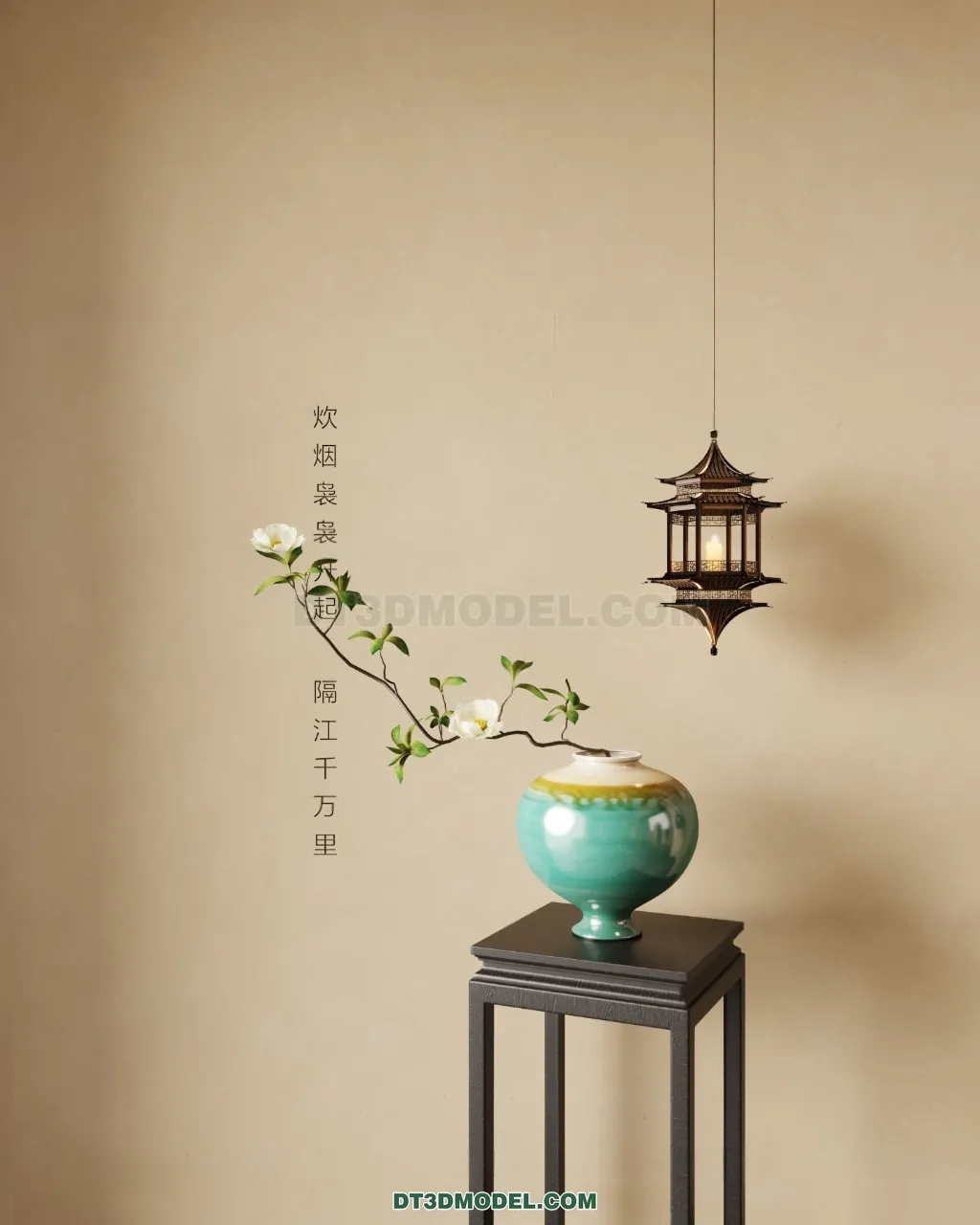 DECORATION – VASE – 3D Model For Interior Design – 807