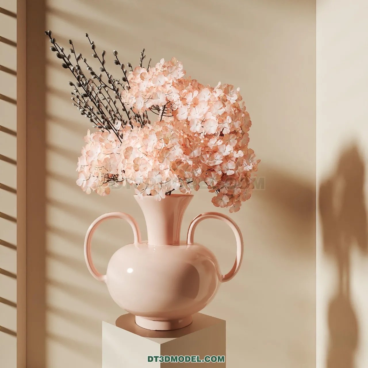 DECORATION – VASE – 3D Model For Interior Design – 818