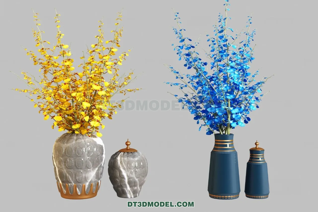 DECORATION – VASE – 3D Model For Interior Design – 847