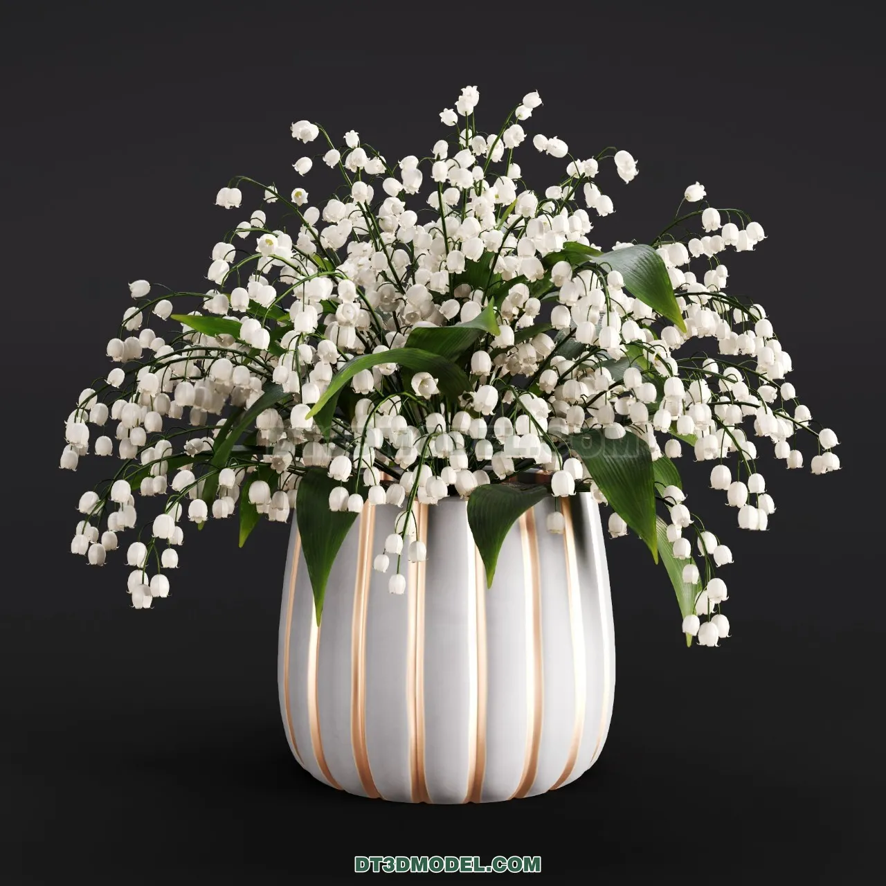 DECORATION – VASE – 3D Model For Interior Design – 854