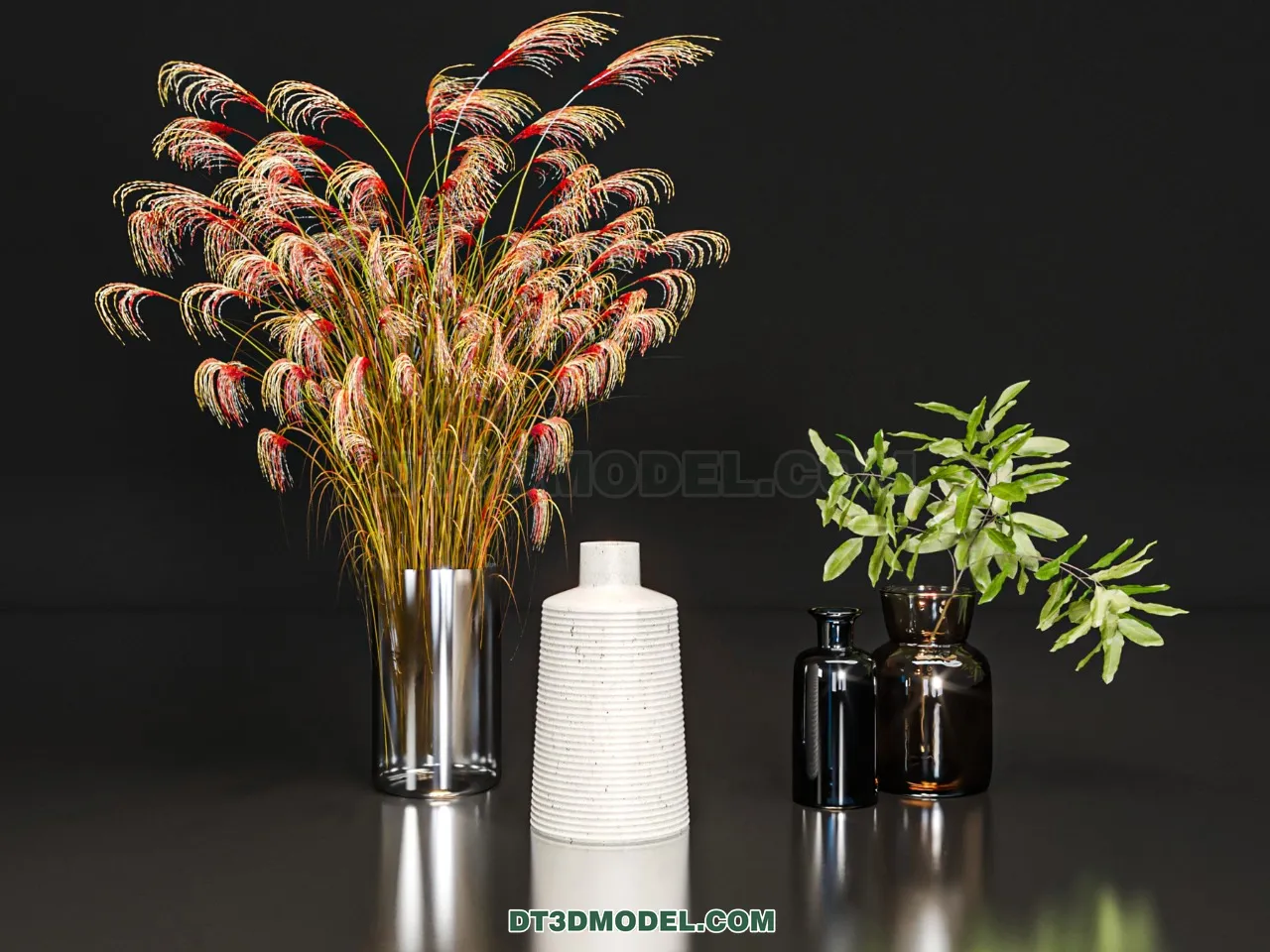 DECORATION – VASE – 3D Model For Interior Design – 871