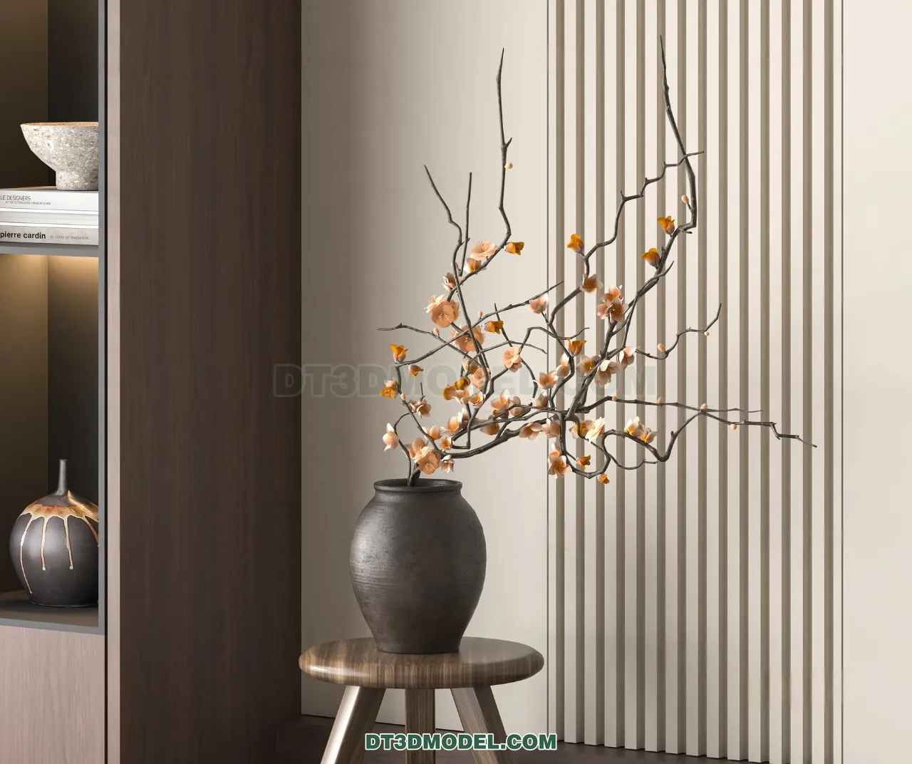 DECORATION – VASE – 3D Model For Interior Design – 873