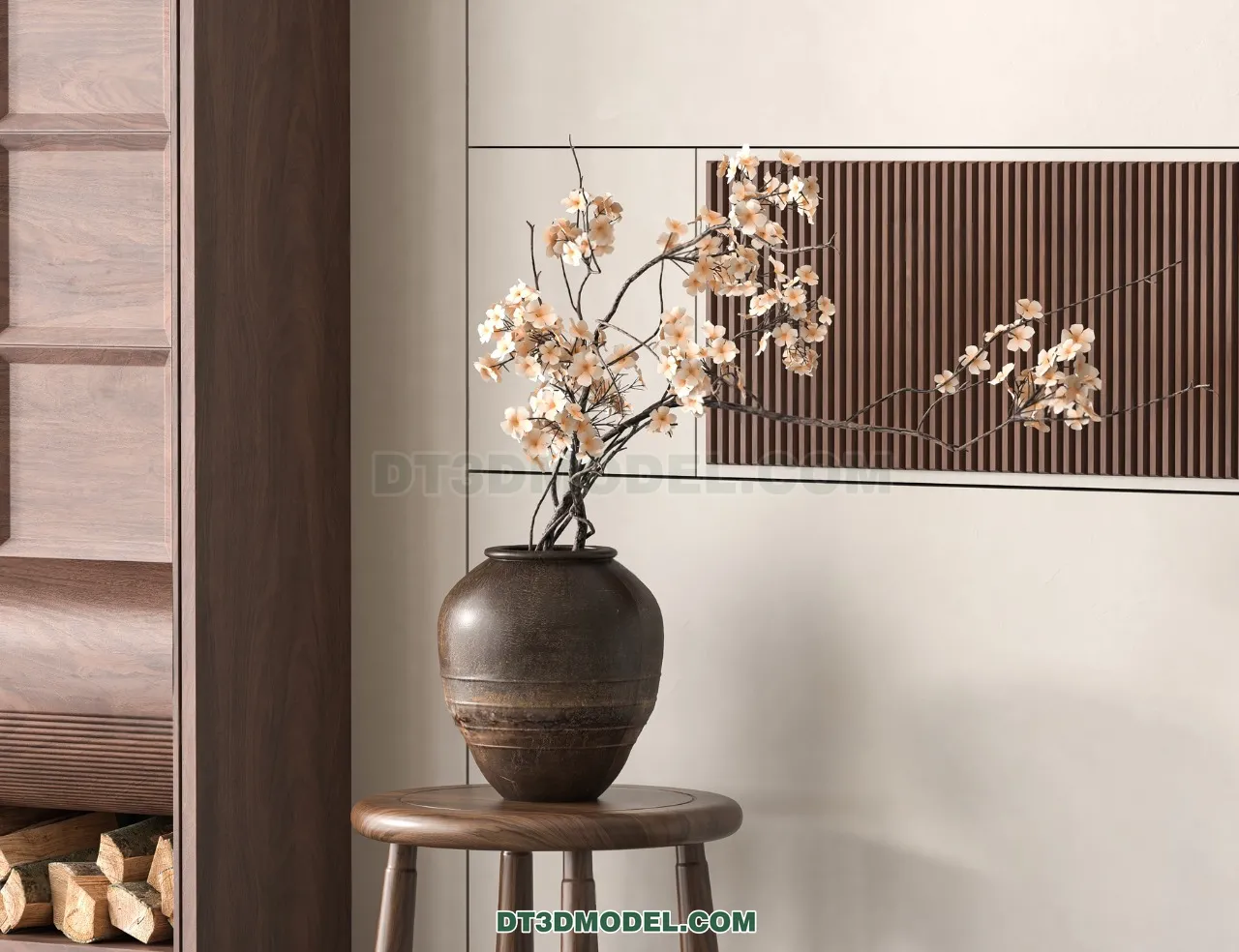 DECORATION – VASE – 3D Model For Interior Design – 875