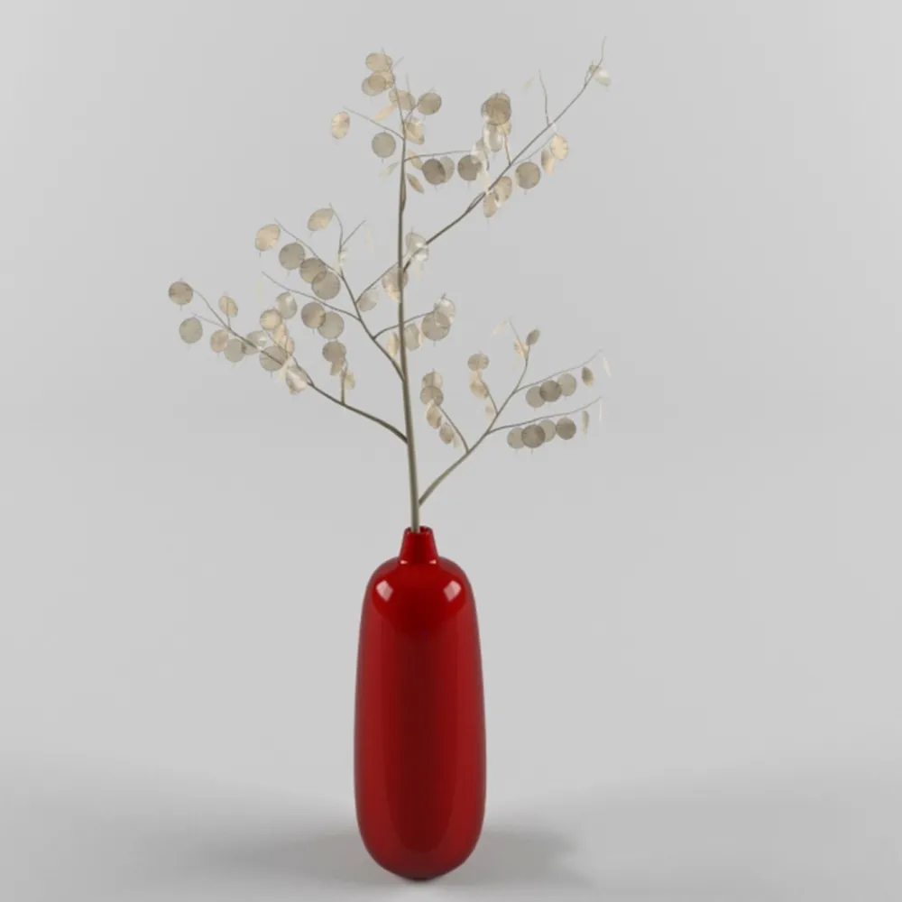 decoration – Vase and plant 3ds Max