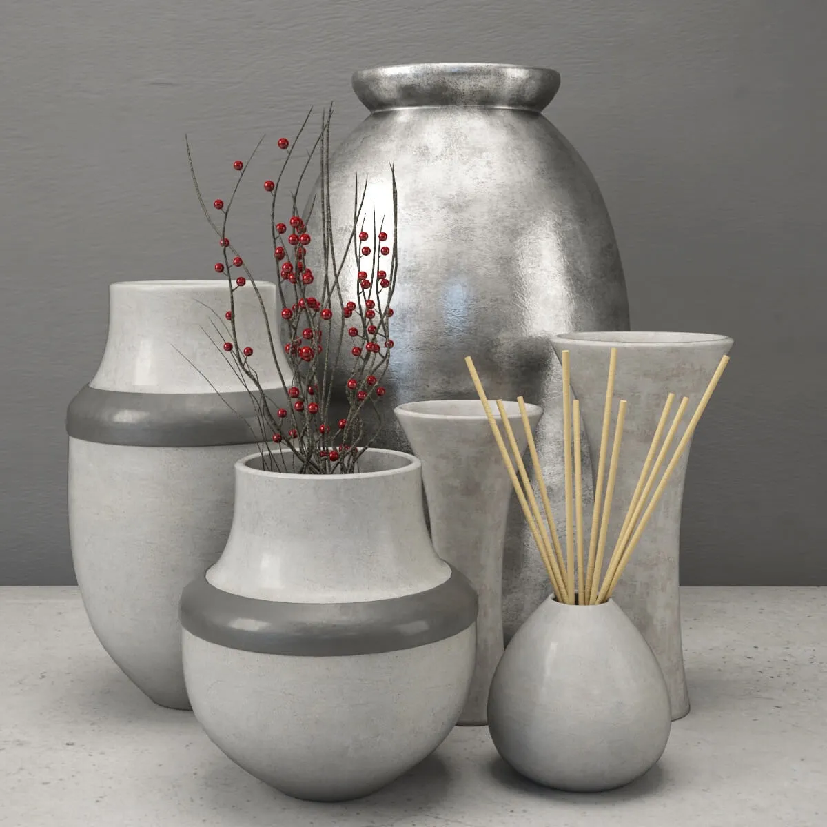 decoration – Vase Collection 4 3ds Max