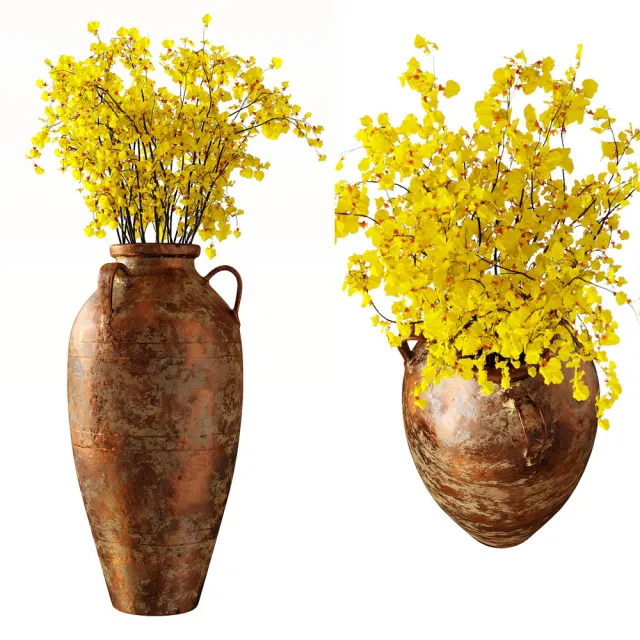 decoration – Vase of flowers 103 3ds Max