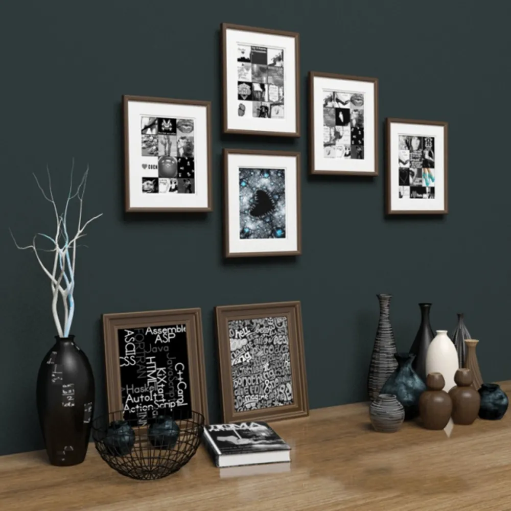 decoration – Vases and pictures 3ds Max