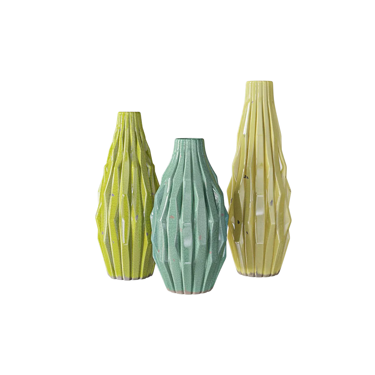 decoration – Vases Cactus 3ds Max