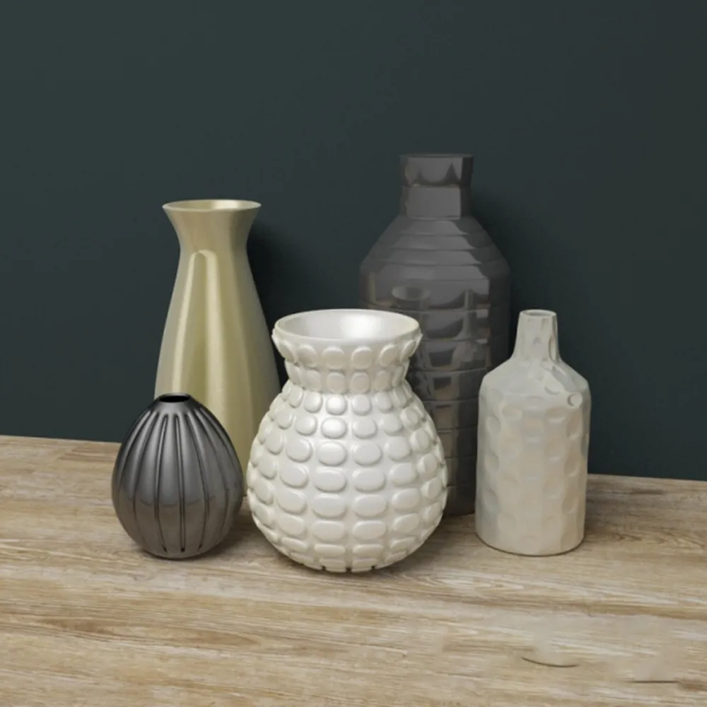 decoration – Vases of different shapes 3ds Max