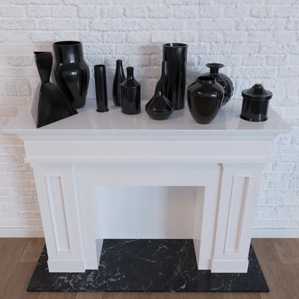 decoration – Vases of different shapes and styles 3ds Max