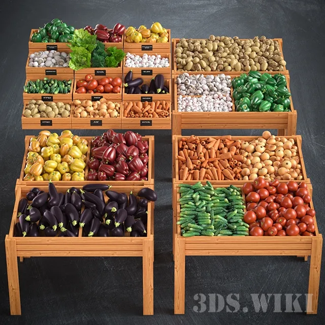 decoration – Vegetables Vegetables 3ds Max