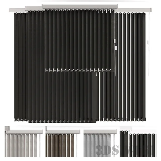 decoration – Vertical blinds 3ds Max