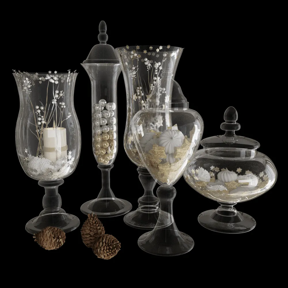 decoration – Very beautiful vases 3ds Max
