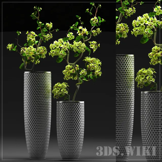 decoration – VVASE/TREE SET1 3ds Max