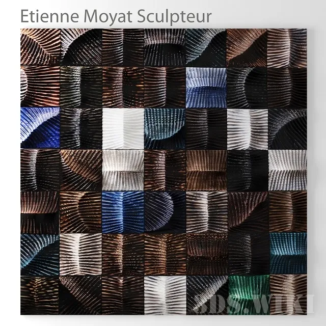 decoration – Wall art Etienne Moyat Sculpteur 3ds Max