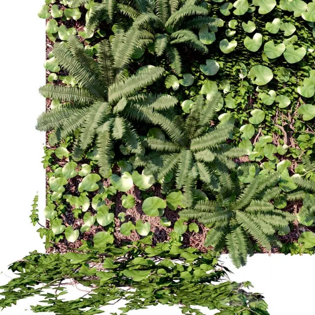 decoration – Wall decor panel Vertical Garden 3ds Max