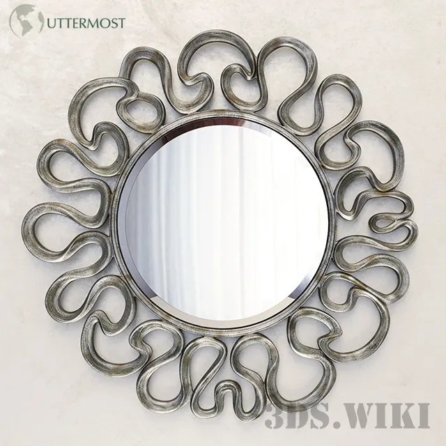 decoration – Wall mirror Aeneas 3ds Max