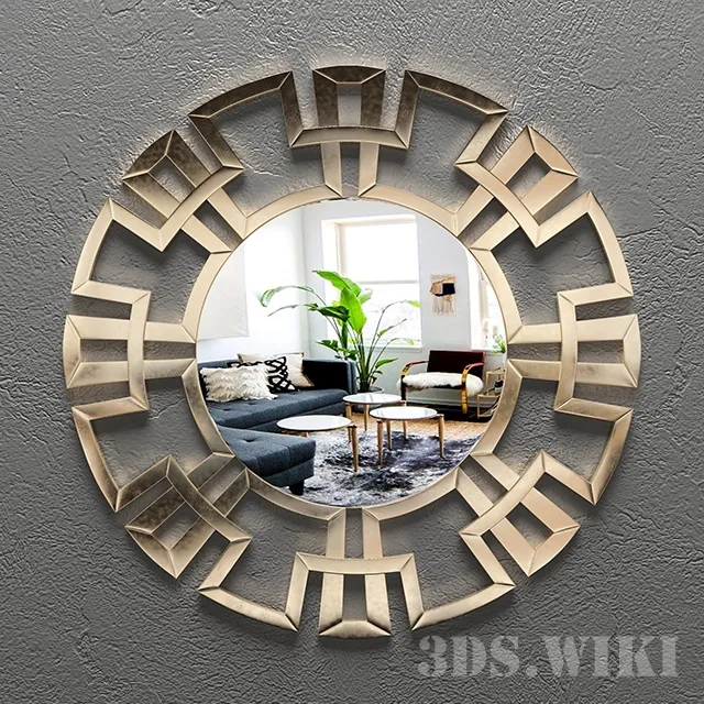 decoration – Wall Mirror Rainforest Italy Transparent 3ds Max