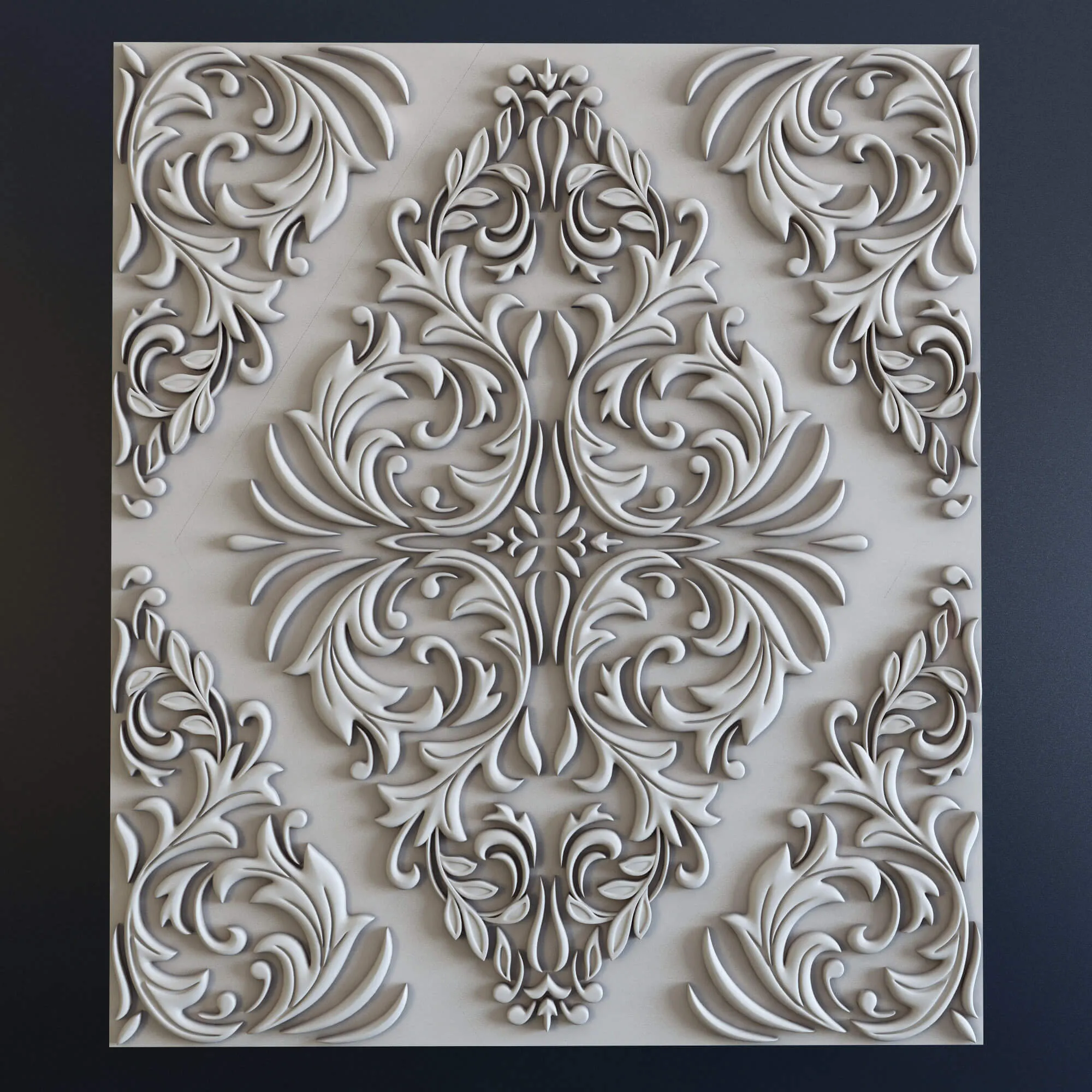 decoration – Wall panel 12 3ds Max