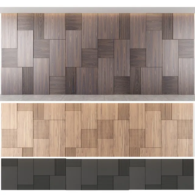 decoration – Wall panel -15 3ds Max