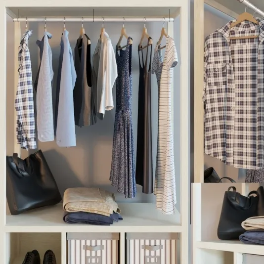 decoration – Wardrobe with clothes 0005 3ds Max