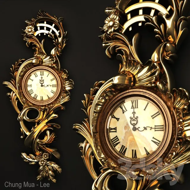 DECORATION – WATCHES & CLOCKS – 3D MODELS – 3DS MAX – FREE DOWNLOAD – 5867