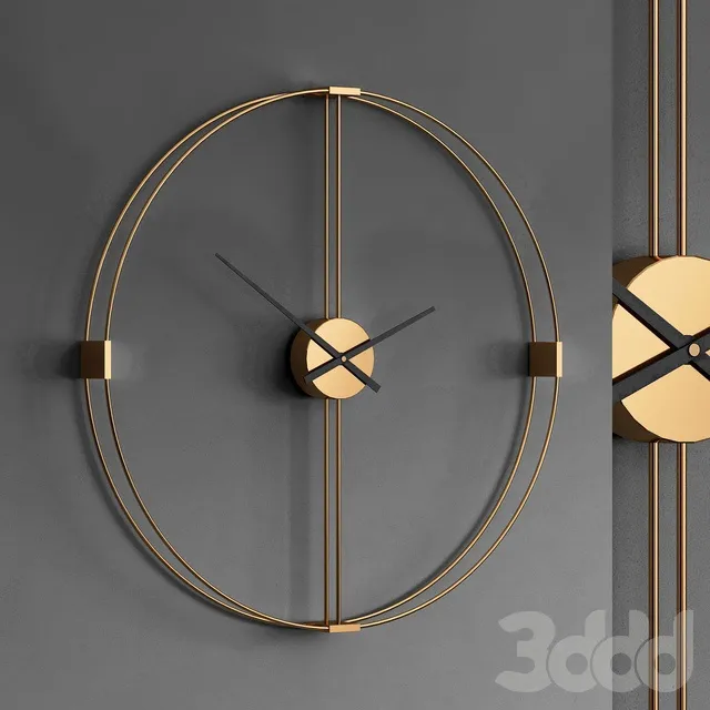 DECORATION – WATCHES & CLOCKS – 3D MODELS – 3DS MAX – FREE DOWNLOAD – 5872
