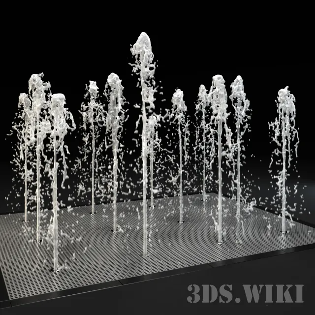 decoration – Water fountain 3ds Max