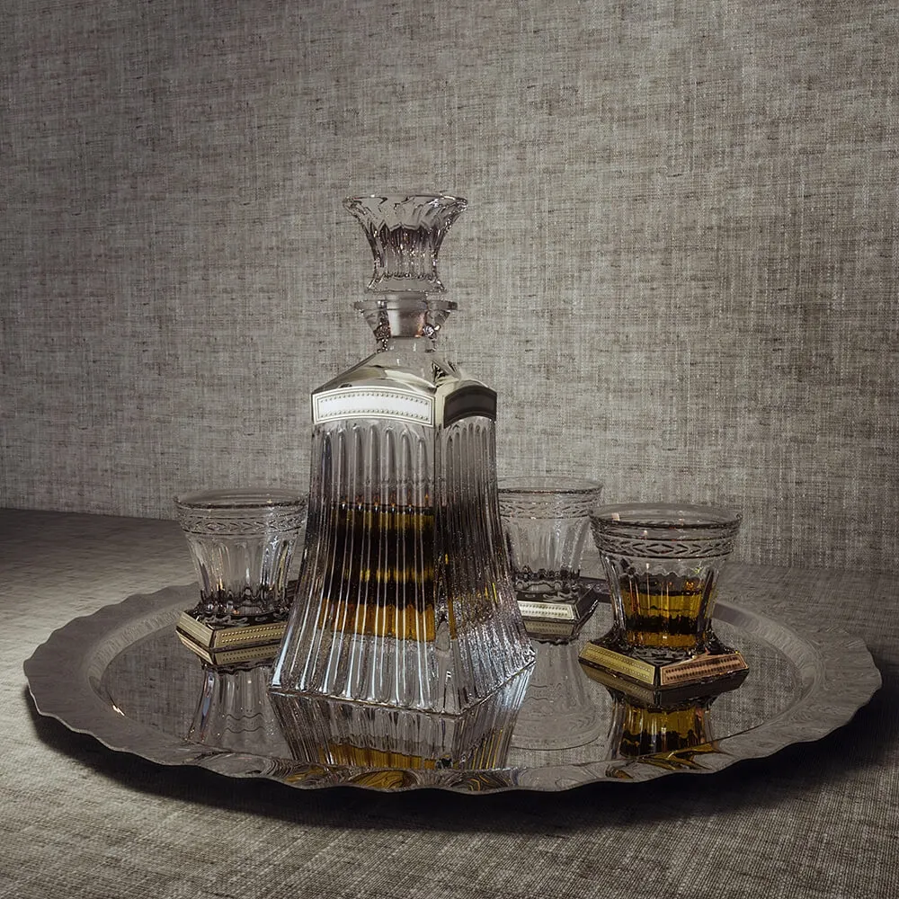decoration – Whiskey set Linea Argenti CR1859 3ds Max