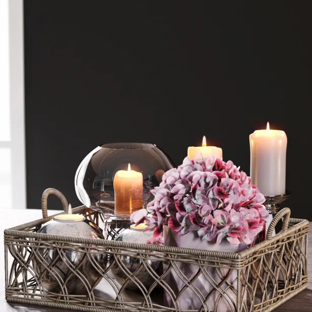 decoration – Wicker tray 3ds Max