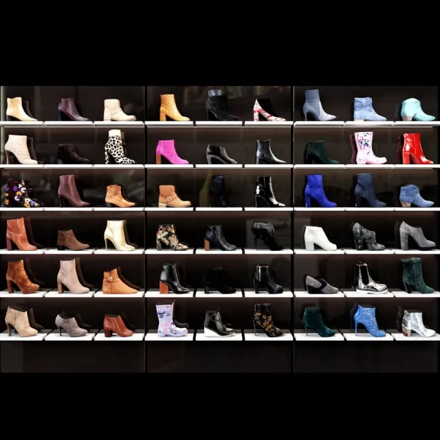 decoration – Women_shoes_shop 3ds Max