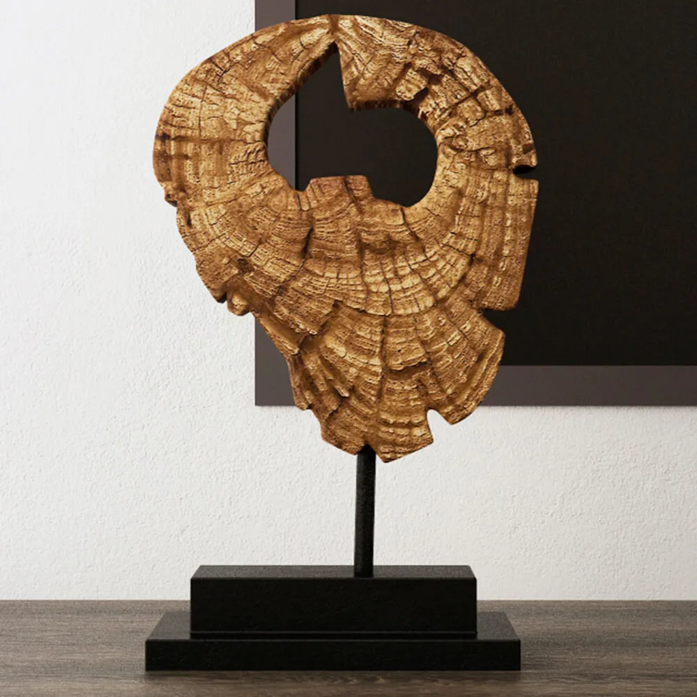 decoration – Wood Sculpture Slice Tabletop 3ds Max