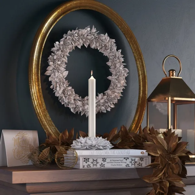 decoration – Zara Home Christmas set 3ds Max