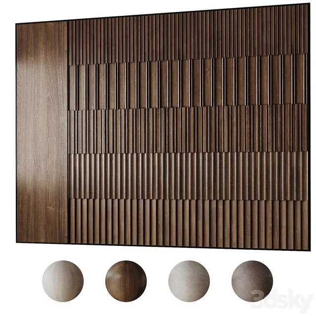 Decorative 3D panel 012 3dsMax Model