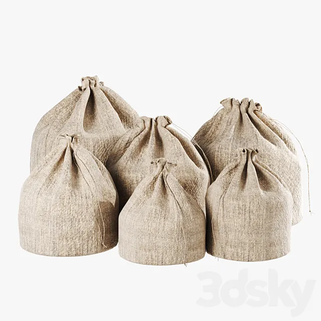 Decorative bags 3DS Max Model