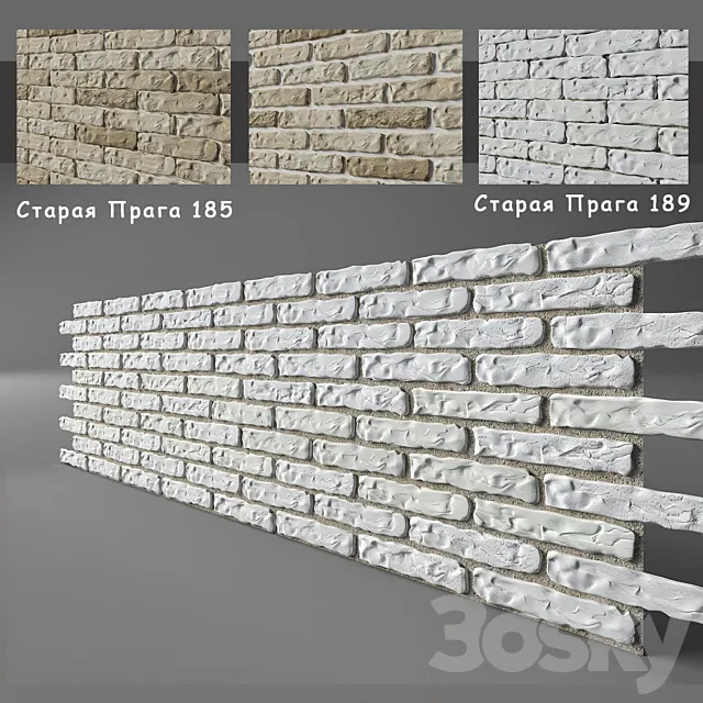 Decorative brick 3ds Max