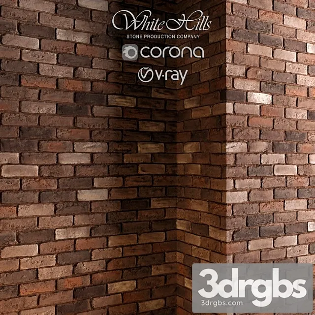 Decorative bricks White Hills 3dsmax Download
