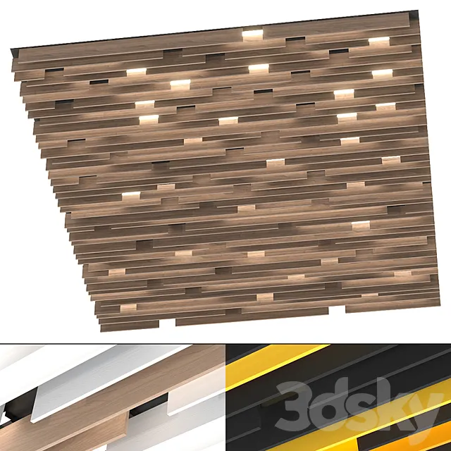 Decorative ceiling 004. 3ds Max